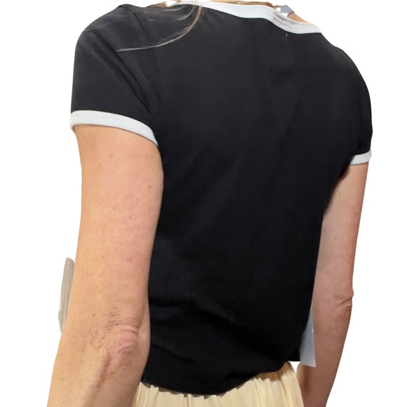 (ITEM) ARCHIVAL Rolling Stones Americana Tongue Vintage Cropped Tee - Picture 4 of 7